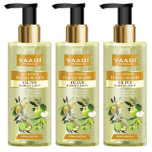 Vaadi Herbals Anti - Wrinkle Olive and Green Apple Hand Wash - Pack of 3