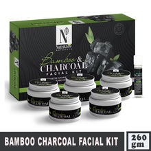 NutriGlow NATURAL'S Bamboo & Charcoal Facial Kit For Glowing Skin & Detoxifies Skin