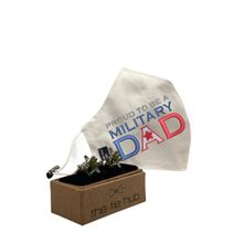 The Tie Hub Mil DAD Face Mask with Fighter Plane Cufflinks