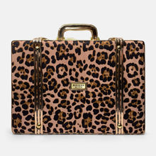 Modern Myth Cheetah Printed & Rosegold Trunk cum Luggage Bag