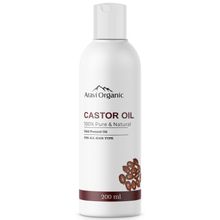 Aravi Organic 100% Pure Cold Pressed Castor Carrier Oil For Skin & Hair And Nails