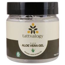 Tattvalogy Pure Aloe Vera Gel with Vitamin E & Natural Emollients for Face Moisturizing No Paraben