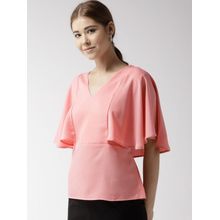 Twenty Dresses By Nykaa Fashion Pink The Classic Cape Top