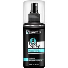 SANCTUS Foot Spray - Disinfectant & Deodorizer - For Fresh Smelling Feet All Day