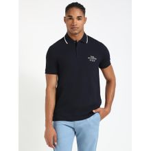 Tommy Hilfiger Mens Navy Blue Color Polo T-Shirt