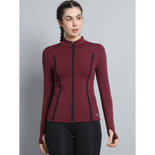 Athlisis Maroon Women Dry-Fit Outdoor Jacket