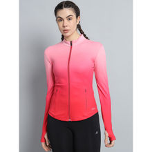 Athlisis Pink Gradient Women Ombre Dry-Fit Outdoor Jacket