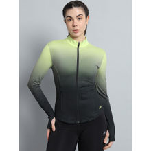 Athlisis Green Gradient Women Ombre Dry-Fit Outdoor Jacket