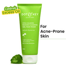 Dot & Key Cica Salicylic & Green Tea Facewash For Acne Prone Skin, Cleanses Pores & Excess Oil