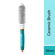 Moroccanoil Round Ceramic Styling Brush 25mm | For Short Hair | Smooth Waves & Fast Blow-Dry