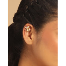 Nuyug Multi-Color Laado Pearl Drops Top Clip Bugadi Earrings