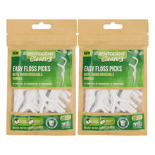 Bentodent Biodegradable Dental Floss Picks - Pack Of 2