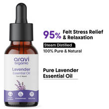 Aravi Organic 100% Pure Lavender Essential Oil For Healthy Hair Growth, Skin, & Sleep