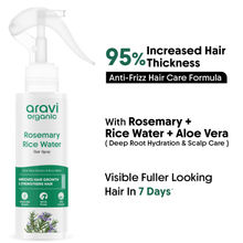 Aravi Organic Rosemary Water Hair Spray & Rice Water, Hair Growth, Scalp Care & Hair Fall Control