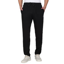 Cantabil Men Solid Black Regular Fit Casual Trackpant