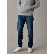 American Eagle Men Blue Airflex Slim Straight Jean