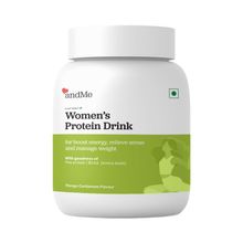 andMe Overall Wellness Plant Based Vegan Protein Powder for Women - Mango