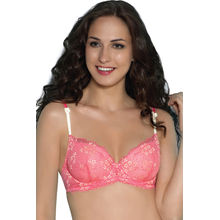 Amante Floral Haze Padded Wired T-Shirt Bra - Pink