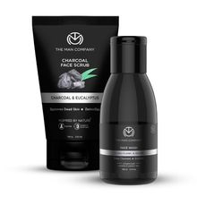 The Man Company Face Cleansers (Charcoal Scrub And Charcoal Facewash)