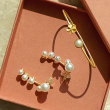 Pipa Bella by Nykaa Fashion Elegant Pearl Bracelet & Earrings Set