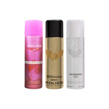 Police Millionaire Homme + Contemporary + Passion Femme Deo Combo Set