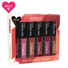 Insight Cosmetics Non Transfer Lipcolor - Pack Of 6