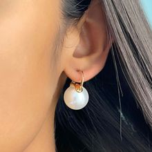Ayesha Contemporary Gold-Toned Pearl Mini Drop Earrings