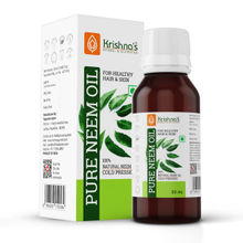 Krishna's Herbal & Ayurveda Pure Neem Hair & Skin Oil