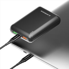Ambrane Powerlit Boost 60W Fast Charging Output 14400 mAh Lithium Ion Power Bank Black