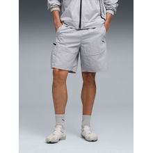 Puma TECH Men Grey Woven Shorts