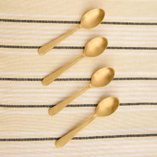 Ellementry Celestial Brass Table Spoon (Set of 4)