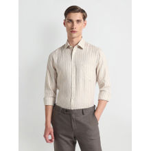 Arrow Manhattan Slim Fit Linen Formal Shirt