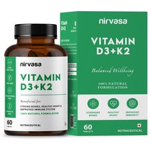Nirvasa Vitamin D3 + K2 Tablets