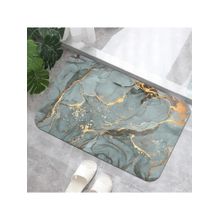 Story@Home Nappa Leather Greyish Green Water Color Encore Door Mat