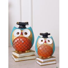 HOME 360 Owls Figurine (Pack Of 2)