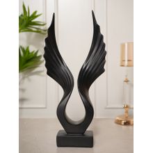 HOME 360 Angel Wings Showpiece - Black