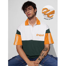 The Souled Store Tss Originals Topaz Tint Oversized Polo T-Shirt