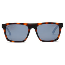 Lacoste Smoke Gradient Lens Modified Rectangle Sunglass Full Rim Matte Brown Frame (56)