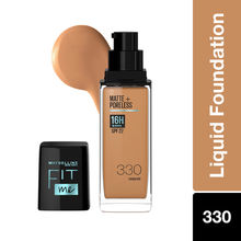 Maybelline New York Fit Me Matte+Poreless Liquid Foundation 16H Oil Control - 330 Toffee
