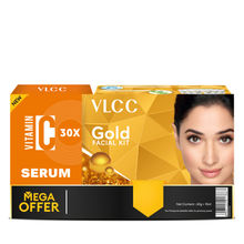 VLCC Gold Facial Kit With Free Vitamin C Serum