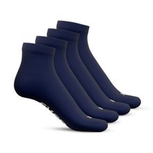 TalkingSox Navy Blue Bamboo Soft Seamless Socks (Pack of 4)