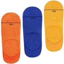 Dynamocks Men & Women Loafer Socks, Pack Of 3 Pairs - Multi-Color (Free Size)