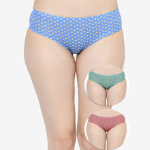 Groversons Paris Beauty Inner Elastic Panty- Pack Of 3 - Multi-Color