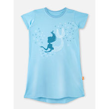 Plan B You Got Mermaid Night Shirt For Girls (2-4 Years) Pool Blue Blue