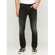 Pepe Jeans Vapour Black Mid Rise Slim Fit Jeans