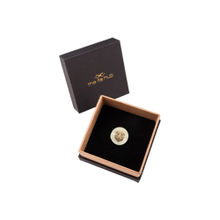 The Tie Hub Gold Plated Lion Face Button Cover & Pin (L)