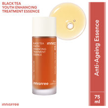 Innisfree Black Tea Youth Enhancing Treatment Essence For Anti-Wrinkle Effect - Evens Out Skin Tone
