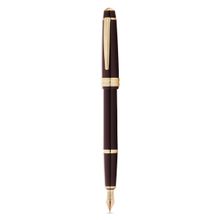 Cross AT0746-11MF Bailey Light Burgundy (Red) Resin Fountain Pen with Go