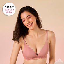 Lola and Mae C.O.A.T Padded Non Wired Triangle Bra - Nude LMB1036