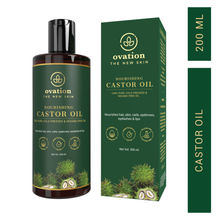 Ovation 100% Pure Cold Pressed Hair and Skin Oil with Castor - Hexane-Free